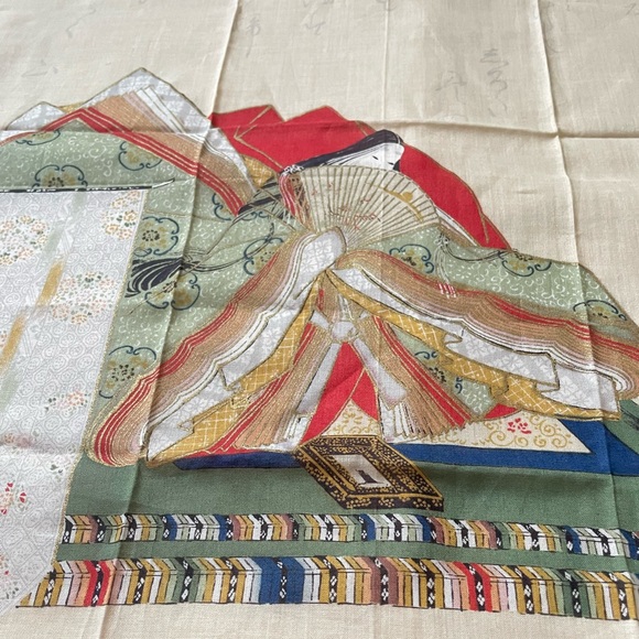 VTG Collectable Ancient China Scarf/Bandana - Picture 2 of 8